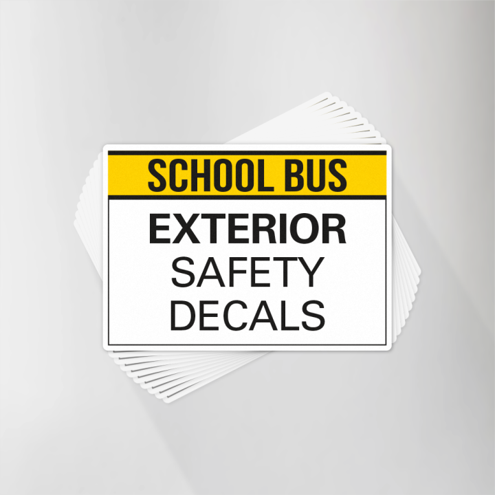 Exterior School Bus Decals